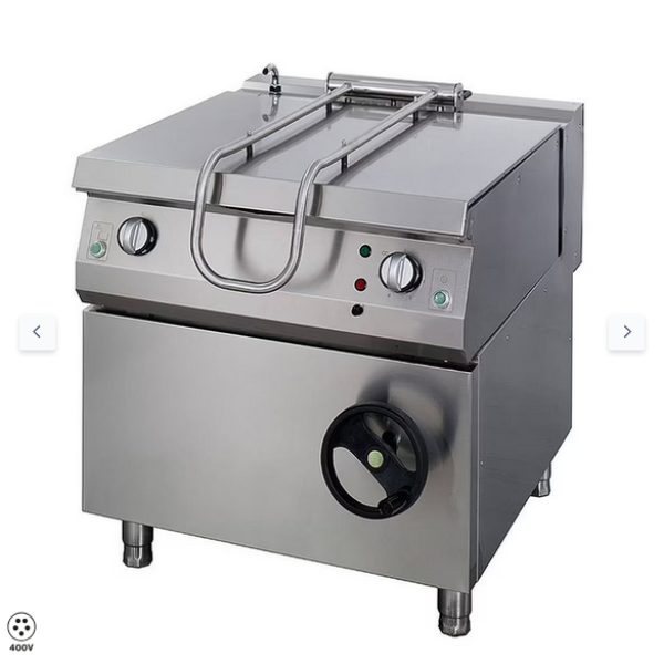  Τηγάνι Bratt βαρέως τύπου 50L - Ηλεκτρικό - 80cm πλάτος - 70cm βάθος